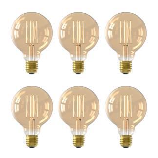 Ledlamp E27 | Globe | Calex | 6 stuks, Huis en Inrichting, Lampen | Losse lampen, Nieuw, Verzenden