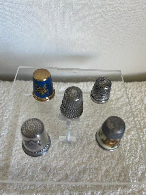 Vingerhoed (10) - 10 zilveren vingerhoedjes, Antiek en Kunst, Antiek | Goud en Zilver