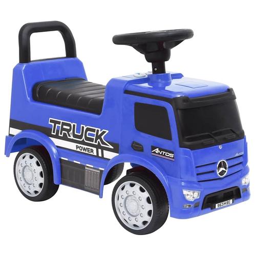 vidaXL Loopauto Mercedes Benz Truck blauw, Kinderen en Baby's, Speelgoed | Buiten | Voertuigen en Loopfietsen, Nieuw, Verzenden