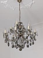 Plafondlamp - Kristal - geplateerd zilver