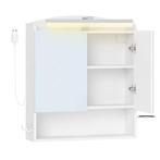 Badkamer Spiegelkast met LED Verlichting en Opbergruimte, Verzenden, Nieuw