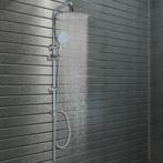 vidaXL Douchekoppenset dubbel met handdouche roestvrij staal, Doe-het-zelf en Verbouw, Sanitair, Verzenden, Nieuw