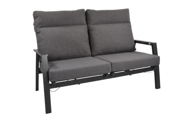 Lounge Tuinbank – Ohio – Antraciet Aluminium – Lesli Living, Tuin en Terras, Tuinbanken, Verzenden