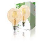 Retro LED-Filamentlamp E27 G95 2.8 W 200 lm 2000 K, Doe-het-zelf en Verbouw, Elektra en Kabels