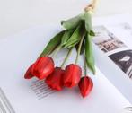 Actie tulp tulpen bundel, luxe siliconen real touch kleur, Huis en Inrichting, Woonaccessoires | Kunstplanten en Kunstbloemen
