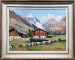 Gaston Robert Peitrequin (1915-1990) - Chalet di Montagna