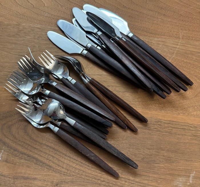 Raadvad - Henning Nørgaard - Bestekset voor 12 personen (24), Antiek en Kunst, Antiek | Meubels | Tafels