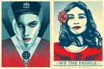 Shepard Fairey (OBEY) (1970) - Justice Woman (Blue) + We The