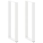 Tafelpoten U-Vorm 40x110 Wit - OP = OP - Voor Doe-Het-Zel..., Tafelpoot, 100 tot 150 cm, Nieuw, Ophalen of Verzenden