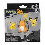 Jazwares Pokémon Select Figure 3-Pack-Pichu / Pikachu /, Verzamelen, Poppetjes en Figuurtjes, Ophalen of Verzenden, Nieuw