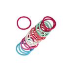 Haarelastieken 4,5cm 18 Stuks Multi Color, Nieuw