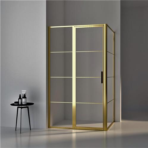 BWS Douchecabine Frame 120x120 cm 8 mm NANO Glas Geborsteld, Doe-het-zelf en Verbouw, Sanitair, Douche, Nieuw, Ophalen of Verzenden