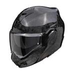 Scorpion EXO-TECH EVO Carbon Onyx Zwart Systeemhelm, Motoren, Kleding | Motorhelmen, Systeemhelm, XXL, Nieuw met kaartje, Overige merken