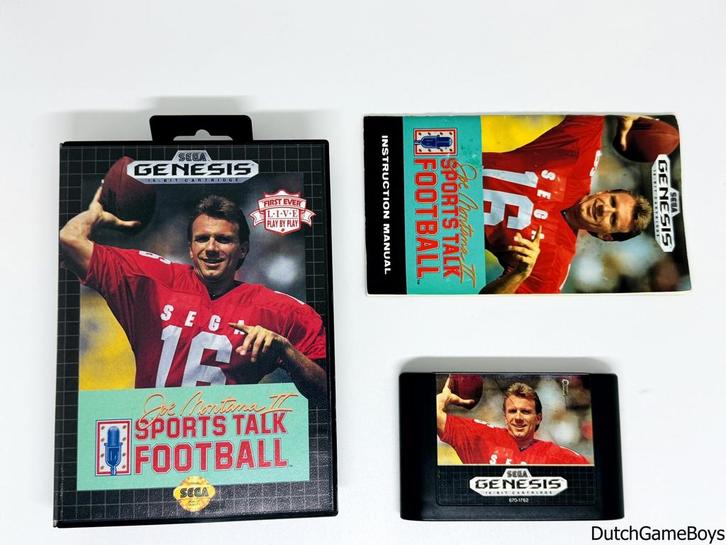 Sega Genesis - Joe Montana II - Sports Talk Football, Spelcomputers en Games, Games | Sega, Gebruikt, Verzenden