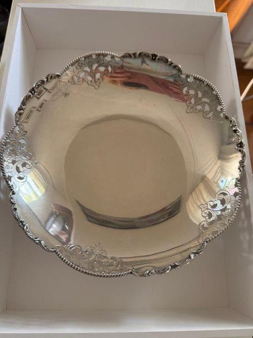 Schaal - Zilver - Italiaanse fruitschaal, Antiek en Kunst, Antiek | Goud en Zilver