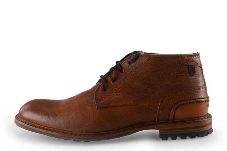 Floris van Bommel veterboots in maat 40½ Cognac | 25%, Kleding | Heren, Schoenen, Overige kleuren, Zo goed als nieuw, Boots, Verzenden