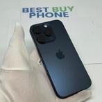 iPhone 15 pro 256GB blauw /kras vrij glas /100% batt /garant, 256 GB, Blauw, Ophalen of Verzenden, Zo goed als nieuw