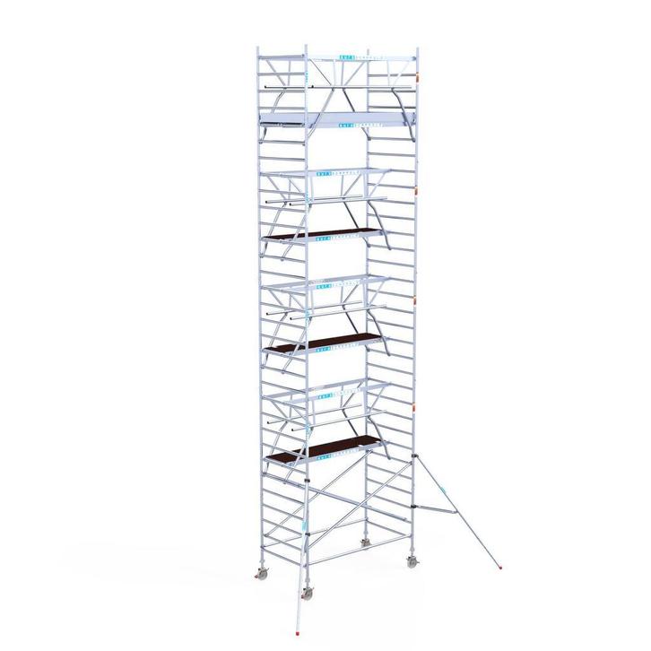 Euroscaffold 10M werkhoogte 135 x 250 - carbondeck ACTIE TIP, Doe-het-zelf en Verbouw, Steigers, Rolsteiger of Kamersteiger, Nieuw