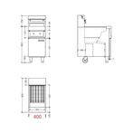 Combisteel Friteuse | 25L | 400V | Aftapkraan | Digitaal | 4, Ophalen of Verzenden, Nieuw in verpakking