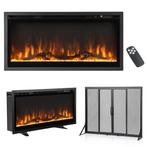 LIVSK Elektrische Haard Set - Inbouw, Wandmontage of Vrijsta, Verzenden, Nieuw