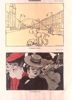 Twee honden op de weg (lijst optie, lithos), Antiek en Kunst, Kunst | Litho's en Zeefdrukken, Verzenden
