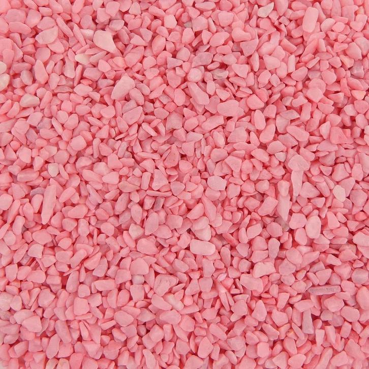 Aquarium Steentjes 1KG 4-6mm - Gekleurd Granulaat - ROZE..., Dieren en Toebehoren, Vissen | Aquaria en Toebehoren, Nieuw, Ophalen of Verzenden