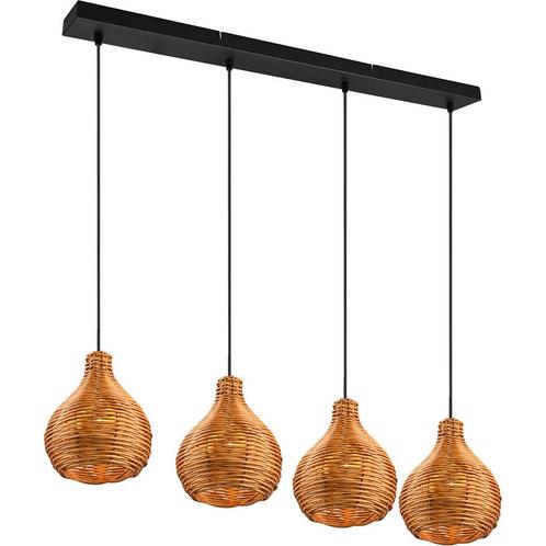 LED Hanglamp - Hangverlichting - Trion Sparko - E14 Fitting, Huis en Inrichting, Lampen | Hanglampen, Nieuw, Hout, Ophalen of Verzenden
