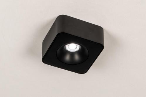 Rietveld Spots - Zwart - Metaal, Aluminium, Huis en Inrichting, Lampen | Hanglampen, Verzenden