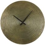 2dekans | Light & Living - Klok Cervino Goud - Metaal Goud -, Ophalen of Verzenden, Zo goed als nieuw