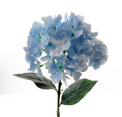 Hortensia 45cm. SINGLE HYDRANGEA Blue Hortensia Blauw, Huis en Inrichting, Woonaccessoires | Kunstplanten en Kunstbloemen, Nieuw