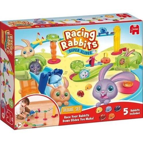 Jumbo - Racing Rabbits - Deluxe Set - Knikkerbaan vanaf 3, Doe-het-zelf en Verbouw, Overige Doe-het-zelf en Verbouw, Zo goed als nieuw