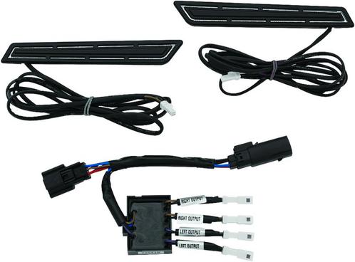 Kuryakyn LED Saddlebag Hinge Accents Black - 5477, Auto-onderdelen, Verlichting, Ophalen of Verzenden