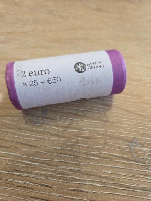 Finland. 2 Euro 2020 Turku (25 monnaies) en rouleau, Postzegels en Munten, Munten | Europa | Euromunten