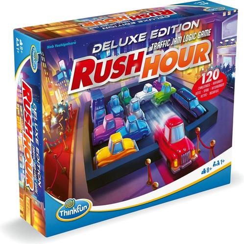 Rush Hour Deluxe 2025 - Puzzel & Denkspel | ThinkFun Games -, Hobby en Vrije tijd, Denksport en Puzzels, Nieuw, Verzenden