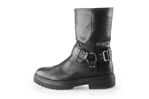 Poelman Biker boots in maat 41 Zwart | 10% extra korting, Kleding | Dames, Schoenen, Zwart, Zo goed als nieuw, Overige typen, Verzenden