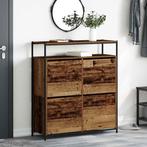 vidaXL Schoenenkast met plank Oudhout 100 x 34 x 112 cm, Verzenden, Nieuw