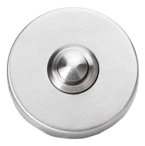 Beldrukker rond ø52mm rvs mat, Doe-het-zelf en Verbouw, Hang- en Sluitwerk, Verzenden
