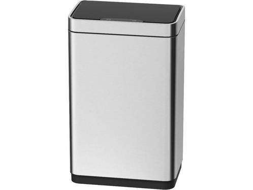 Allibert Lycia Vuilbak Sensor 50l Geborsteld Inox, Huis en Inrichting, Woonaccessoires | Overige, Nieuw, Verzenden