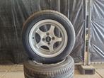Setje 4× 100 14 inch met nieuwe Toyo banden, Ophalen, 14 inch, Gebruikt, Banden en Velgen