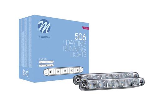 M-Tech LED Dagrij vedrlichting set - Langwerpig 160mm, Auto-onderdelen, Verlichting, Nieuw, Verzenden