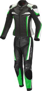 Büse Mille Ladies Black Green 2PC Leather Motorcycle Suit, Motoren, Kleding | Motorkleding, Nieuw met kaartje, Dames, Büse, Combipak