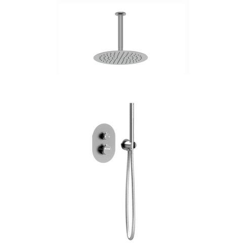 Thermostatische Inbouw regendouche met plafond arm 30cm, Doe-het-zelf en Verbouw, Sanitair, Verzenden