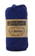 Scheepjes Catona 50 gram - 527 midnight - Katoen Garen, Hobby en Vrije tijd, Breien en Haken, Ophalen of Verzenden, Nieuw