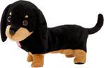 Animagic Waggles Knuffel Hond - Zwart - Interactieve Knuffel, Kinderen en Baby's, Speelgoed | Knuffels en Pluche, Ophalen of Verzenden
