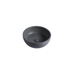 Waskom Lia 35x35x14cm mat antraciet inclusief afvoerplug, Verzenden, Nieuw