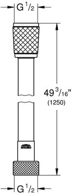 Grohe Doucheslang van €43.00 voor €15.04, Ophalen of Verzenden, Nieuw, Kraan