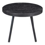 Salontafel Mangohout Carlin 58 cm, Huis en Inrichting, Tafels | Salontafels, Verzenden, Nieuw, 50 tot 100 cm, Industriële meubels