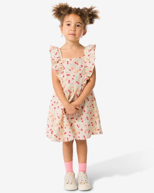 HEMA Kinderjurk kersen ecru, Kinderen en Baby's, Kinderkleding | Overige, Nieuw, Verzenden