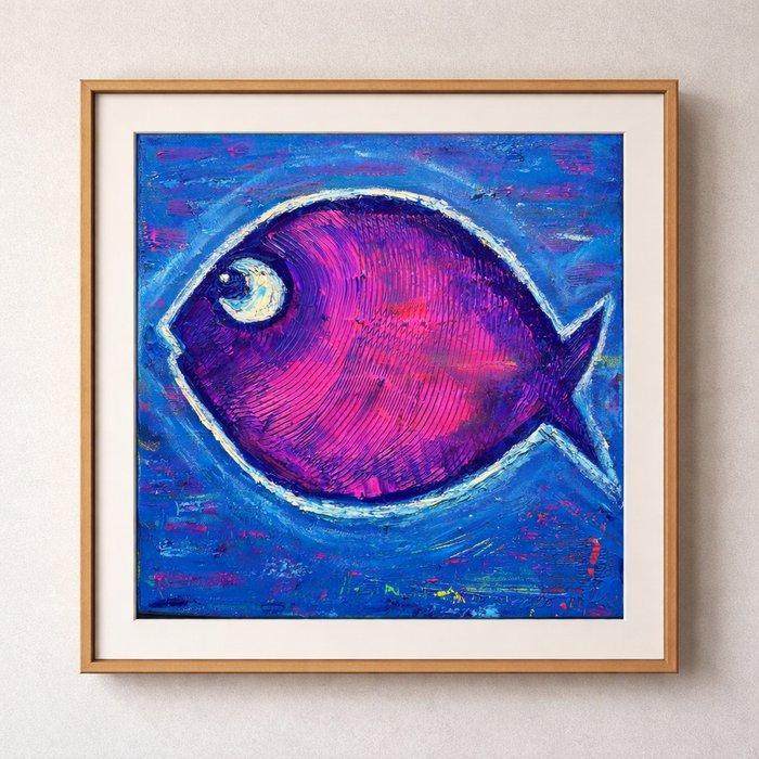 Denis Kuvayev (1971) - Fish Maria - No reserve, Antiek en Kunst, Kunst | Schilderijen | Modern