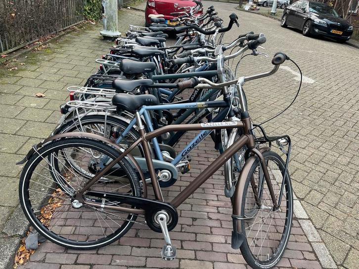 Partij dames/herenfietsen (RIJKLAAR), Fietsen en Brommers, Fietsen | Dames | Omafietsen, Zo goed als nieuw, Handrem, Versnellingen
